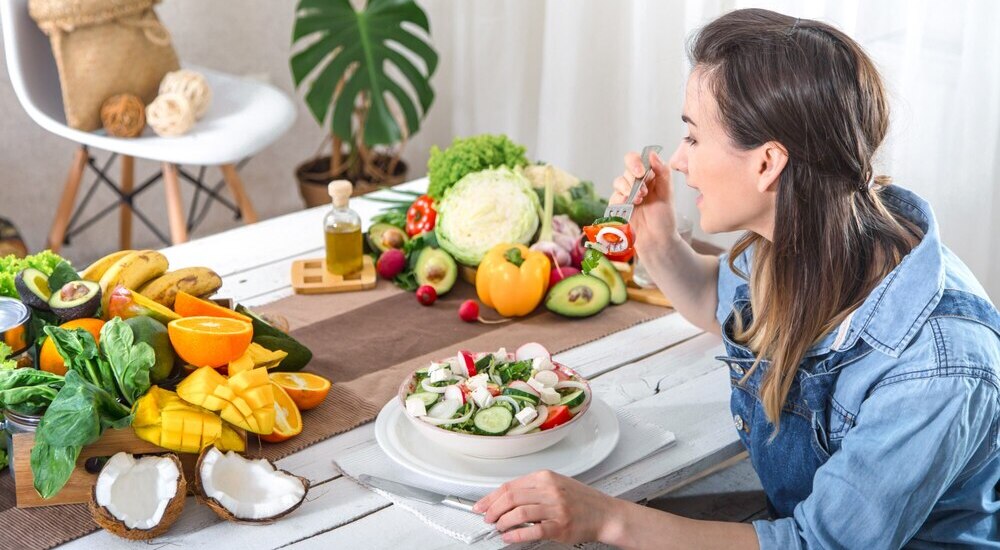 Healthy diet for skin health